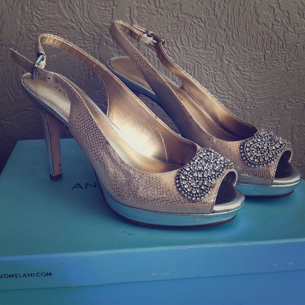Antonio Melanie Peep Toe Heels